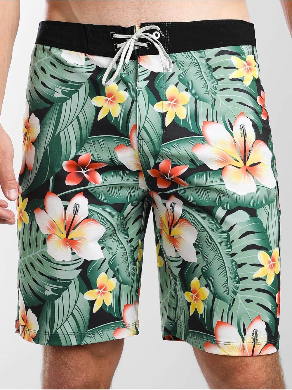 Hurley Phantom Cabana Stretch Boardshort in Oil Grey, Size 30